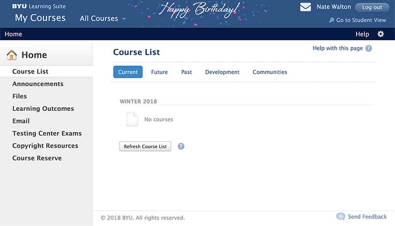 Birthday wishes from Learning Suite
